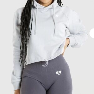 Gray Hooded Women's Jacket